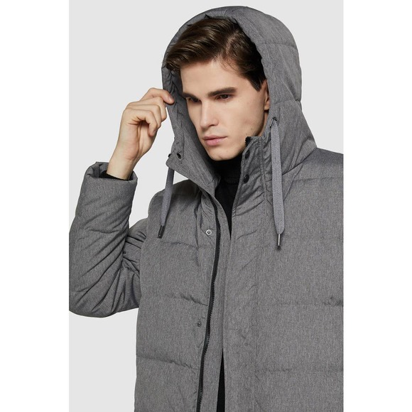 Orolay Mid-Length Warm Hooded Puffer Down Jacket SZ 2XL - Picture 4 of 4